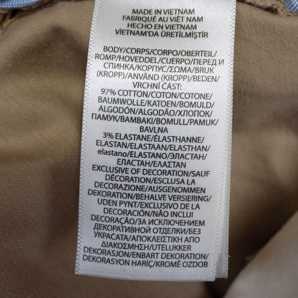 Polo Ralph Lauren Stretch Straight Fit Chinos Mens 33x32 Tan Casual Preppy - Picture 9 of 10